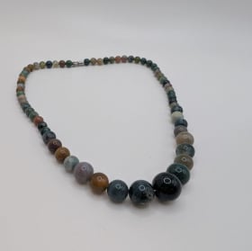 Shades of Green Beaded Necklace item