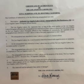 Rui Hachimura Signed Jersey item