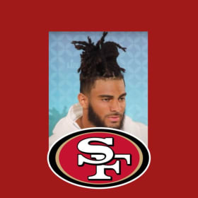 Autographed NFL Football by Fred "Hotness" Warner – San Fran item