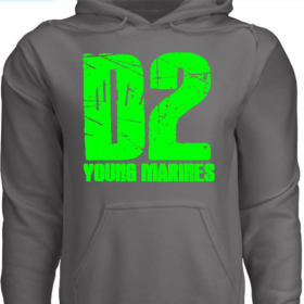 Division Hoodie, (Choice of Division) Electric Green design item