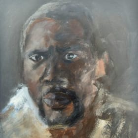 “The Weight” – Original Painting by Patrick Bayona item