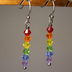 Rainbow Pride Earrings! item