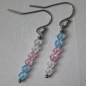 Trans Pride Earrings! item
