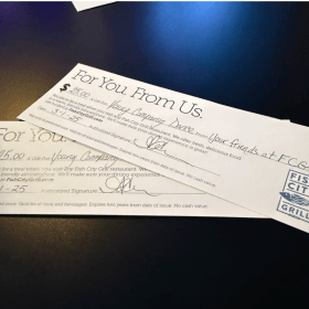 $50 Gift Certificate to Fish City Gril (Multiple locations) item