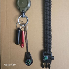 Survival Key Chain and Bracelet Set item