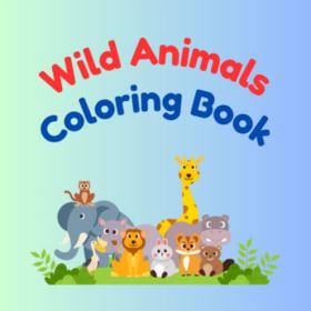 Wild Animals Coloring Book item
