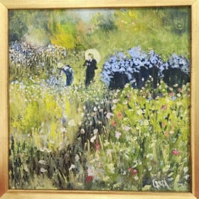 Original Oil on canvas, "Renoir Study" item