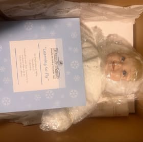 25. Snow Baby Porcelain Doll item
