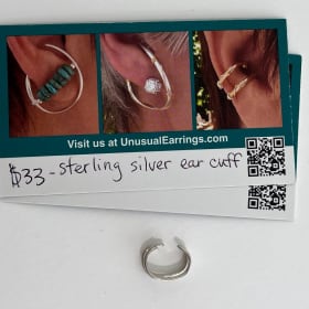 33. Sterling Silver Ear Cuff item