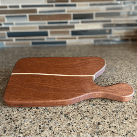 1. Handcrafted Charcuterie Board (Stripe Design) item