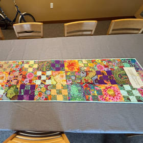 Kaffe Fassett Fabric Table Runner or Wall Hanging, $85 value item