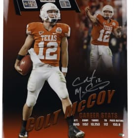 Colt McCoy Hand Signed 16x20 Photo item