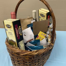 Coffee & Wine Basket item