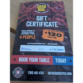 OTR Crab Boil Dinner item
