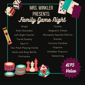 Family Game Night Basket (Ms. Winkler's Second Grade Class) item