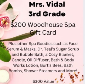 Beauty Spa Basket (Mrs. Vidal's Third Grade Class) item