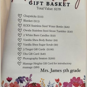 Mother's Day Gift Basket (Ms. James' 5th Grade Class) item