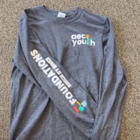 AEC Youth Foundation Gray Long Sleeve Tee - Small item