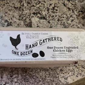 2 Dozen Organic Free-Range Eggs from Betsill Family Farm item