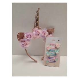 Unicorn horn headband Set with Clips item