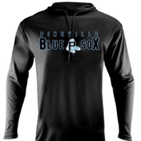 Long Sleeve Performance Hooded T-Shirt - Black "10U" item