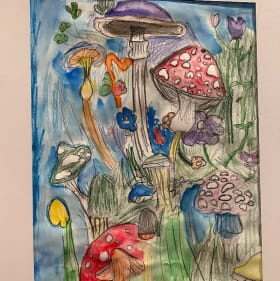 Artwork by Colin Powell Students item