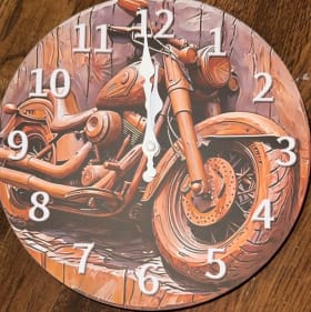 Motorcycle Clock item