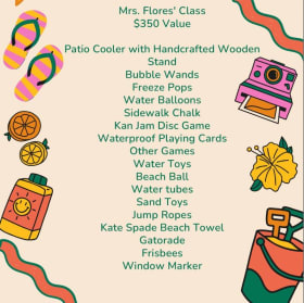 Summer Fun Basket (Ms. Flores' First Grade Class) item