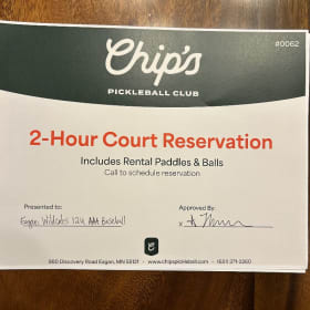 Pickle Ball and Dinner Basket item