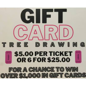 6 Tickets - Gift Card Tree Raffle item