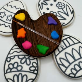 Paint your own egg cookies. #2 item
