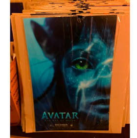AVATAR THE WAY OF WATER POSTER JAMES CAMERON 27x40 IN D/S item