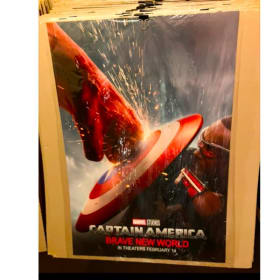 CAPTAIN AMERICA BRAVE NEW WORLD (2025) POSTER 2 27x40 IN D/S item