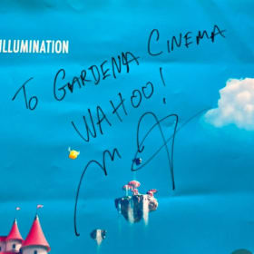 SUPER MARIO BROS MOVIE POSTER SIGNED MICHAEL JELENIC 27x40 item