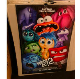 INSIDE OUT 2 (2024) ORIGINAL POSTER DISNEY PIXAR 27x40 D/S item