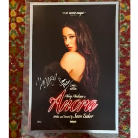 ANORA POSTER 13x19 in. signed by Sean Baker & Mikey Madison item