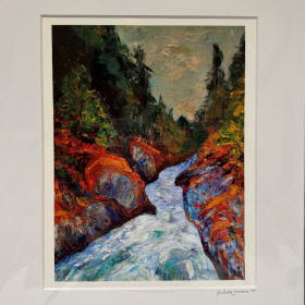 “Cheakamus River” Painting (Value: $85) item