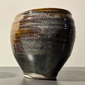 Midnight Mug and Bowl – Ceramic Art by Janis Medina item