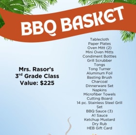 Summer BBQ Gift Basket (Ms. Rasor's Third Grade Class) item