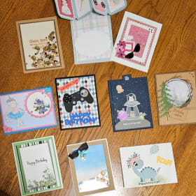 Handmade Birthday Cards Set 2 item