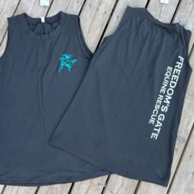 Tank top black with Teal item