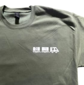 Green Unisex Adult Crewneck—Medium item