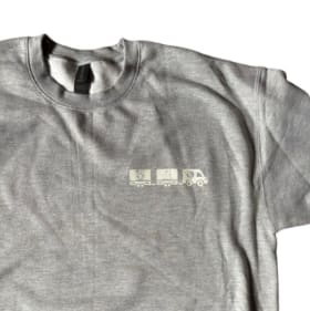 Gray Unisex Adult Crewneck—Small item