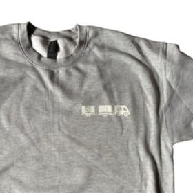 Gray Unisex Adult Crewneck—Medium item