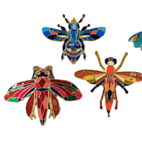 ARDI 2024 Stainglass Insect Pin Set item