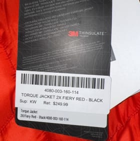 Klim 2XL men’s Jacket item