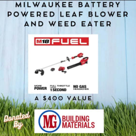Milwaukee Battery Powered Leaf Blower and Weed Eater item
