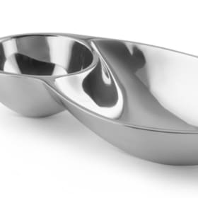 110. Nambe Chips and Dip Serveware item