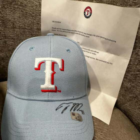 Signed Baseball Cap and Cup item
