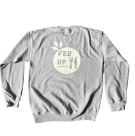 Gray Unisex Adult Crewneck—XL item